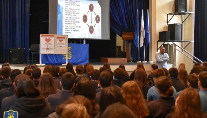 Year 6 Assembly - Information about the Blood Donation in Cyprus